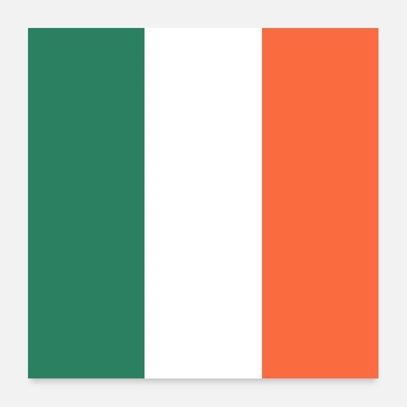 Affichez vos couleurs – Irlande Poster 60 x 60 cm