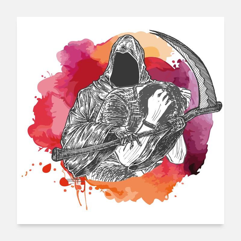 Vorbote des Untergangs Poster 60x60 cm