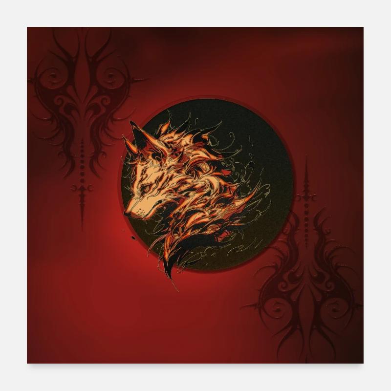 Mythical Fantasy Animal Poster 24" x 24" (60x60 cm)