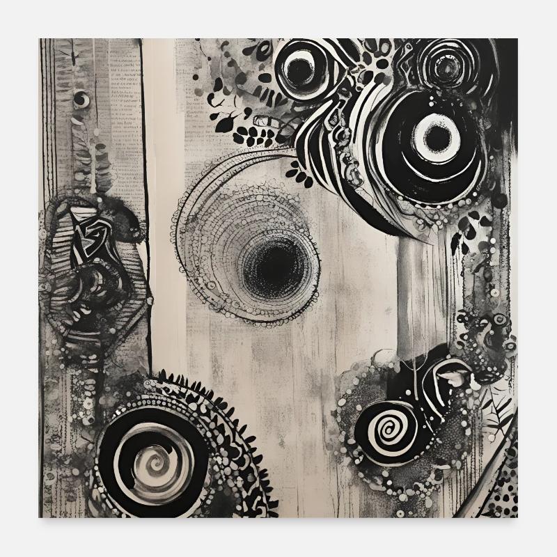 abstract universe Poster 24" x 24" (60x60 cm)