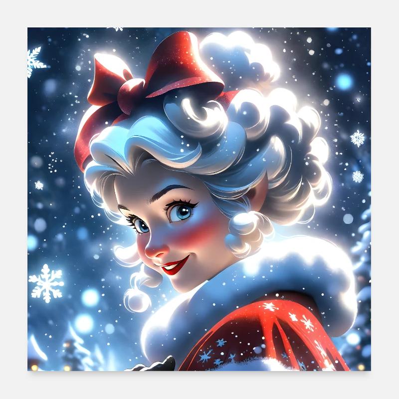 Frohe Weihnachten #4 Poster 60x60 cm