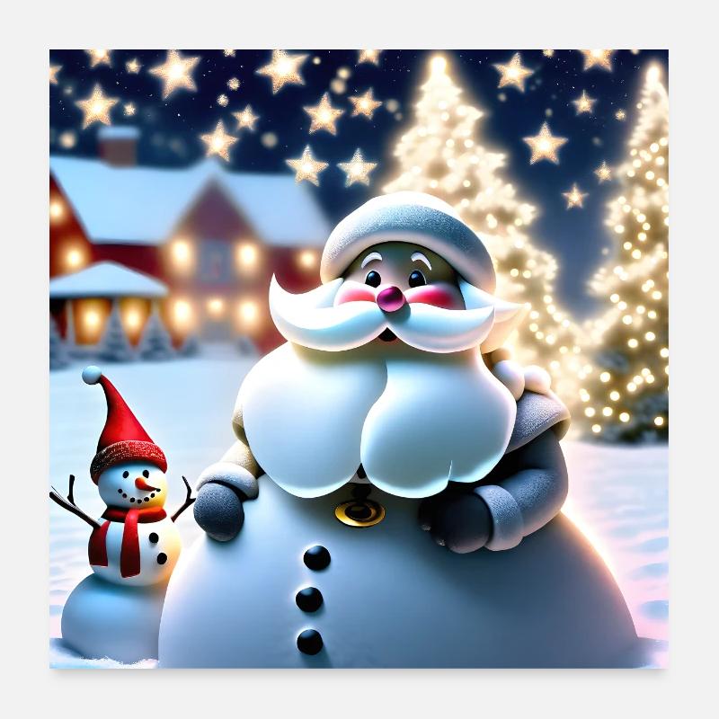 Joyeux Noel #5 Poster 60 x 60 cm