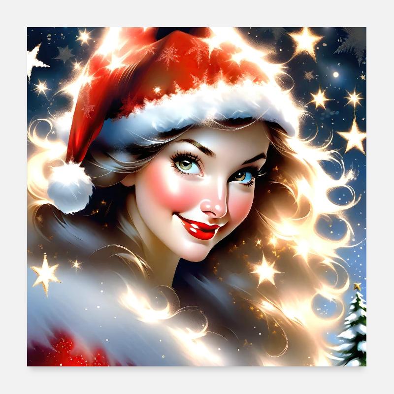 Joyeux Noel #6 Poster 60 x 60 cm