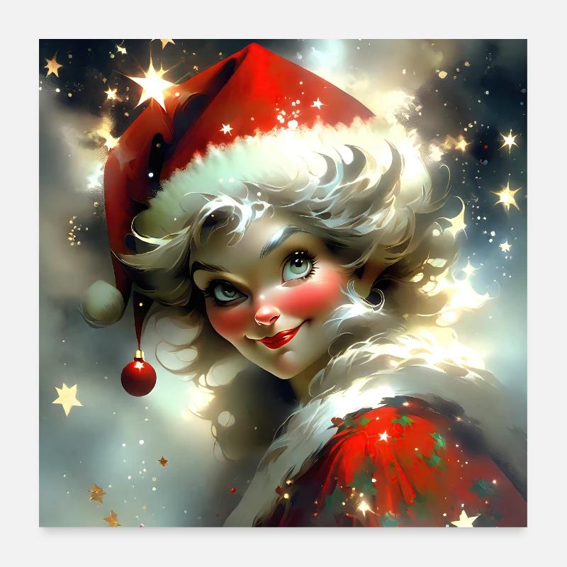 Merry Christmas #9 Poster 24" x 24" (60x60 cm)