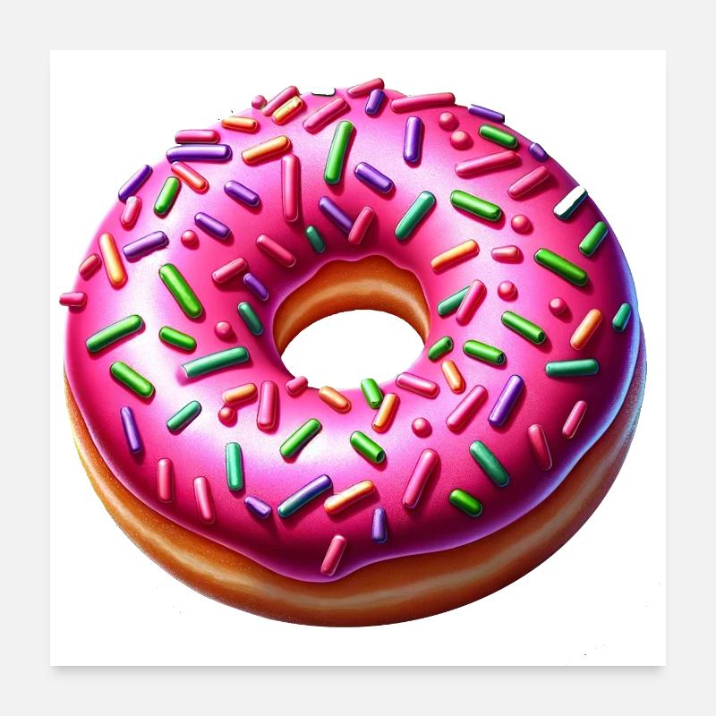 Beignet Poster 60 x 60 cm