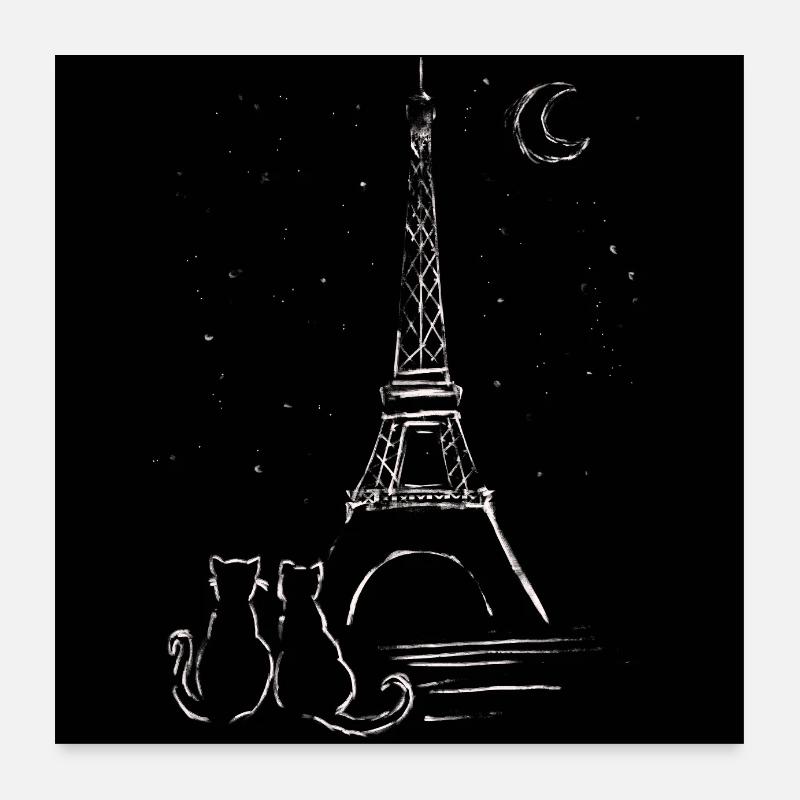 Two in Paris - Poster Poster 24" x 24" (60x60 cm)