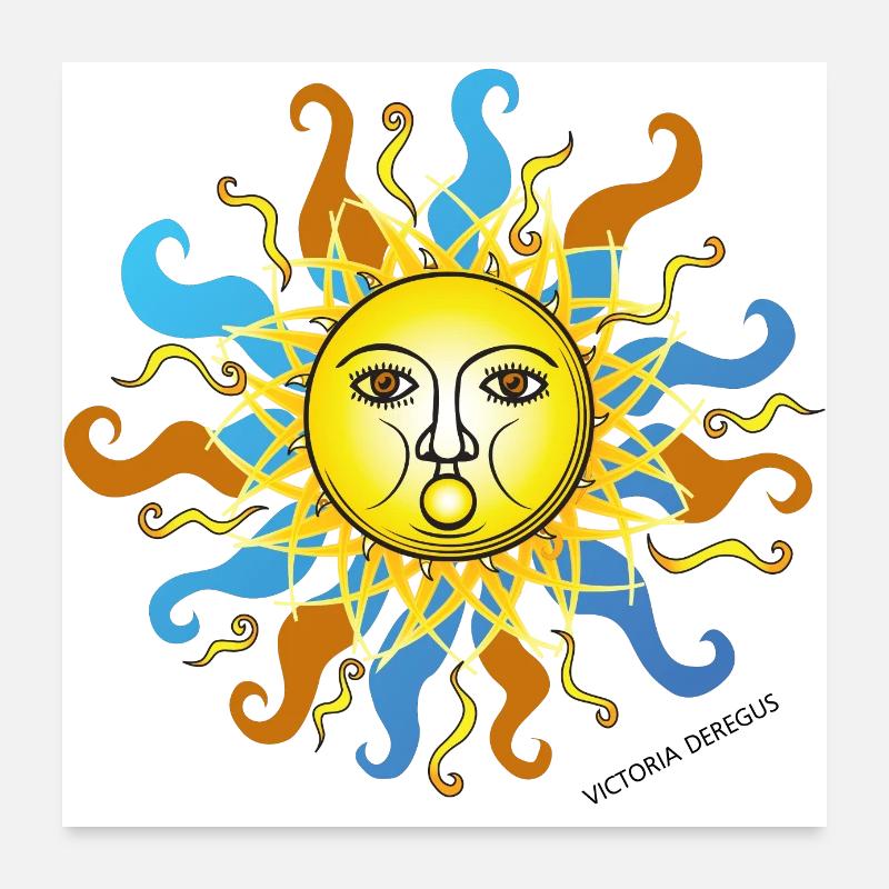 Solstice d’hiver 01 Poster 60 x 60 cm