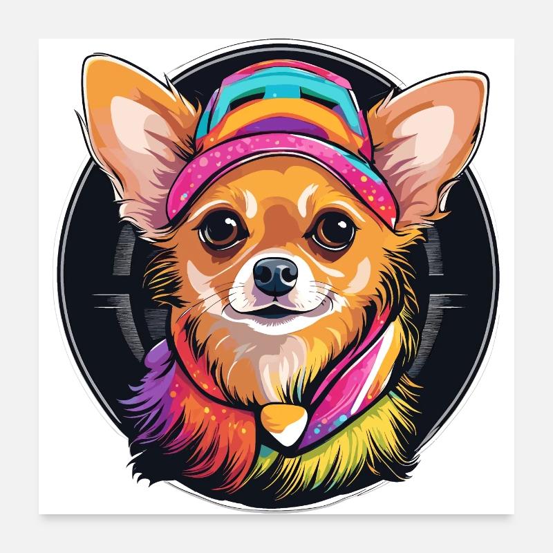Chihuahua Poster 24" x 24" (60x60 cm)