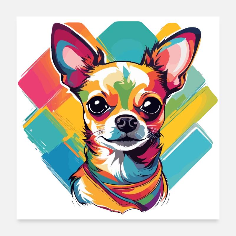 Chihuahua Poster 24" x 24" (60x60 cm)
