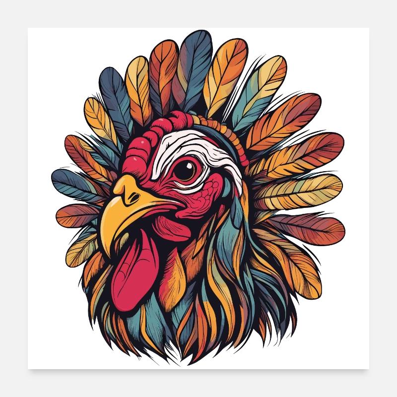 Turkey Poster 24" x 24" (60x60 cm)