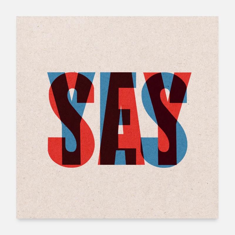 Dites oui Poster 60 x 60 cm