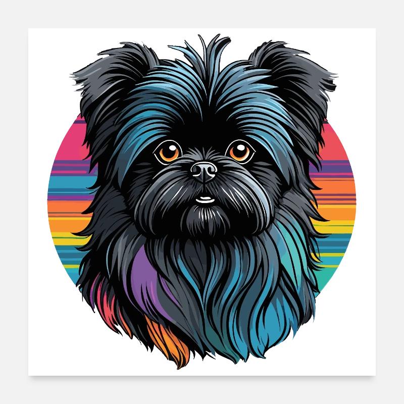 Affenpinscher Poster 60x60 cm