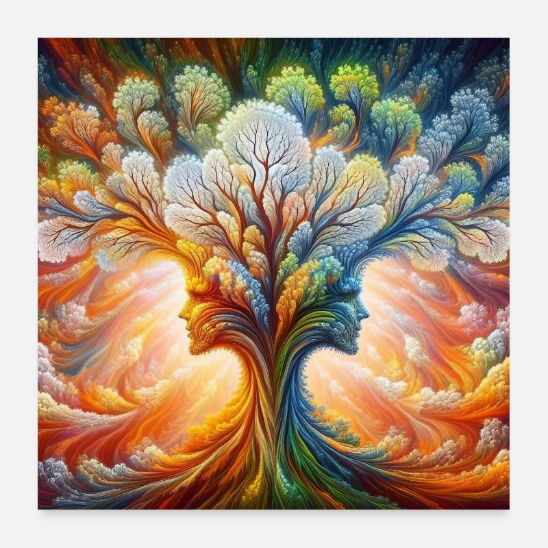 Arbre de Vie Poster 60 x 60 cm