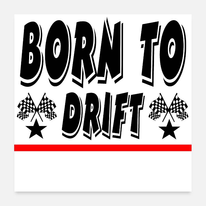 Driften Poster 60x60 cm