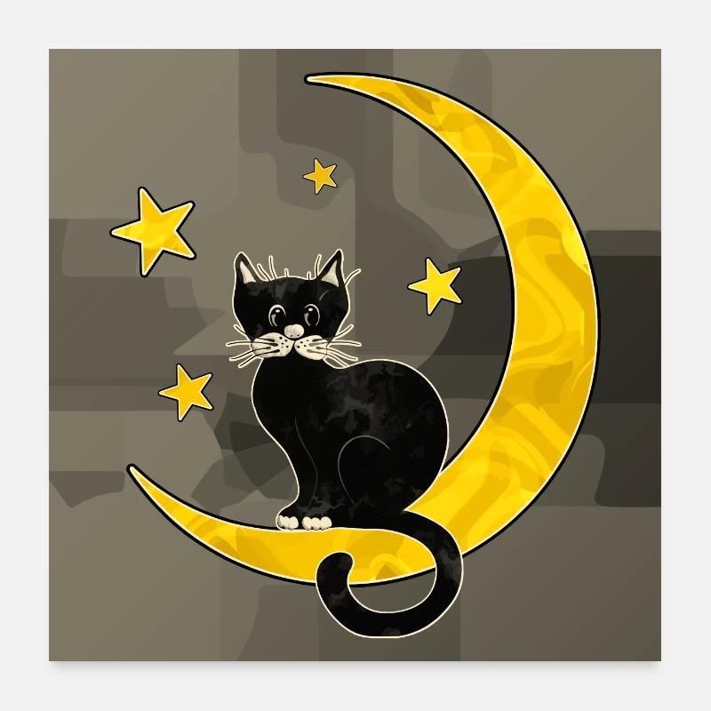 Katze Poster 60x60 cm