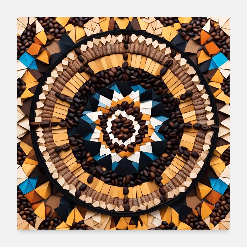 Kaleidobeanscope Poster 24" x 24" (60x60 cm)