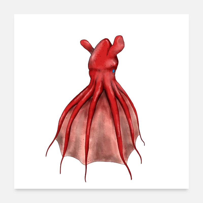 VAMPYROTEUTHIS INFERNALIS Poster 60 x 60 cm