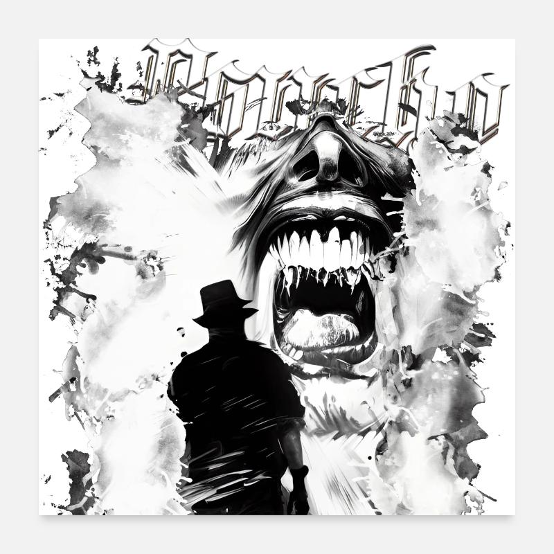 Psyco mental patient help vector therapy stress Poster 24" x 24" (60x60 cm)