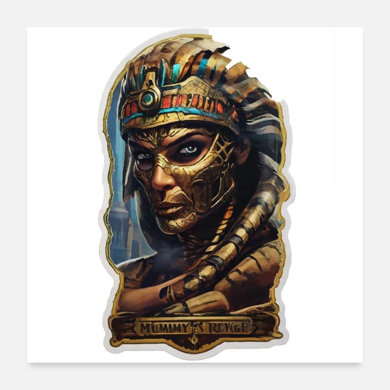 Egyptian Mummy Poster 24" x 24" (60x60 cm)