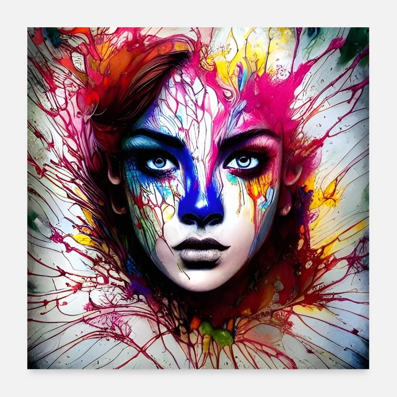 Splash Hero Poster 24" x 24" (60x60 cm)