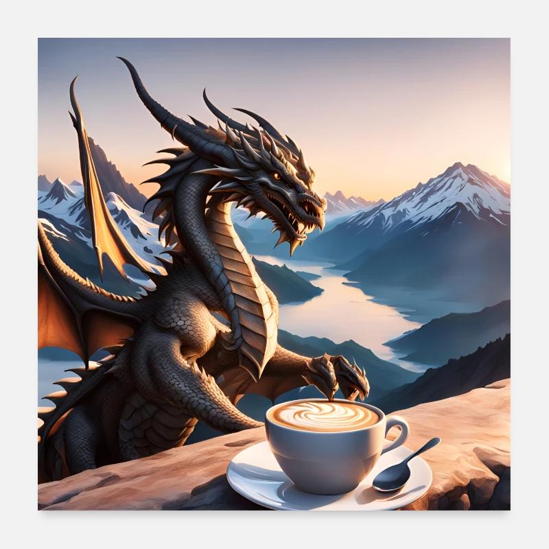 The Coffee Bean - Welsh coffee at it's best Poster 24" x 24" (60x60 cm)