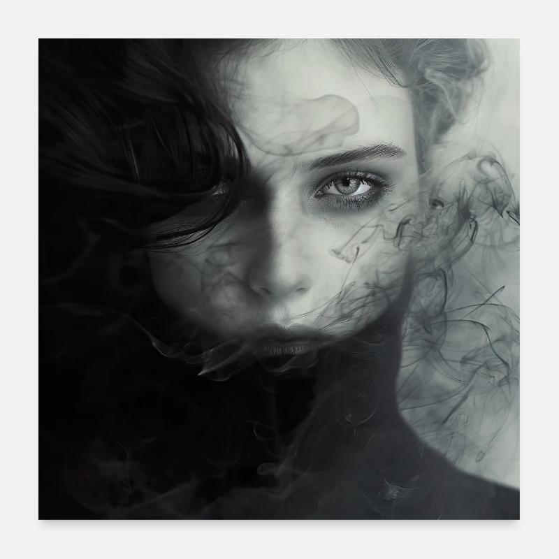 Ms. Brainfog Poster 60x60 cm