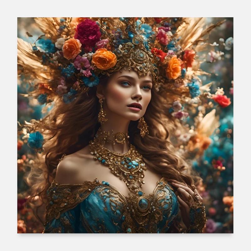 The Beautiful White Poster 60x60 cm