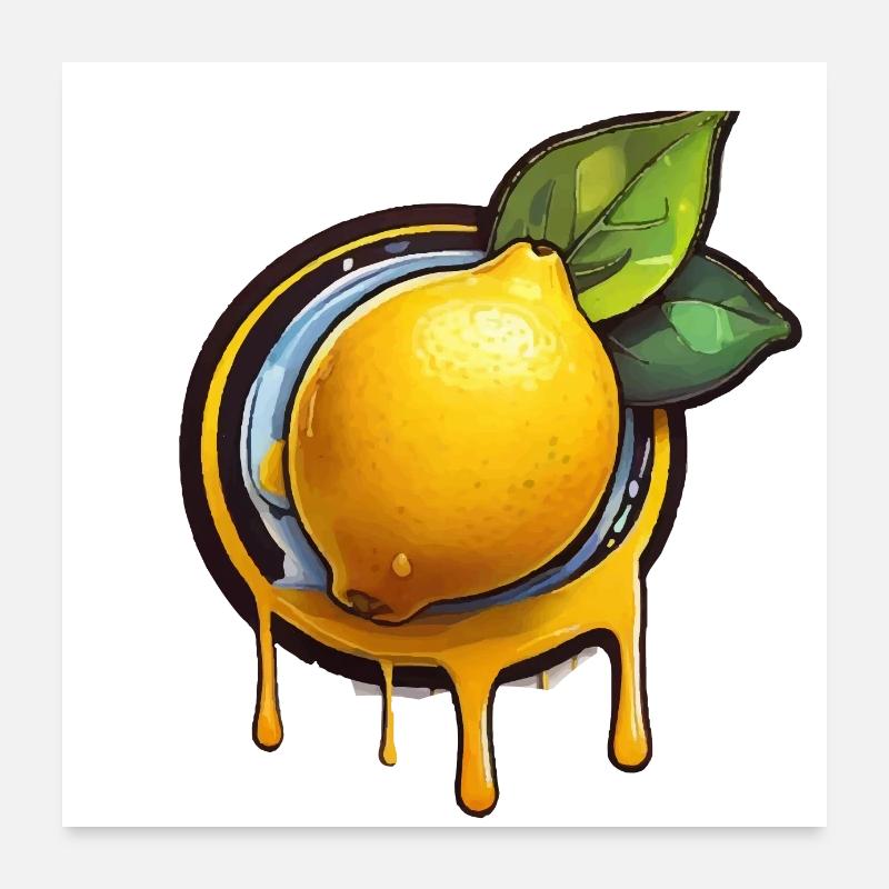 Citron Poster 60 x 60 cm