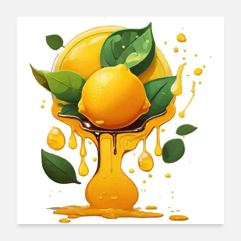 Citron Poster 60 x 60 cm