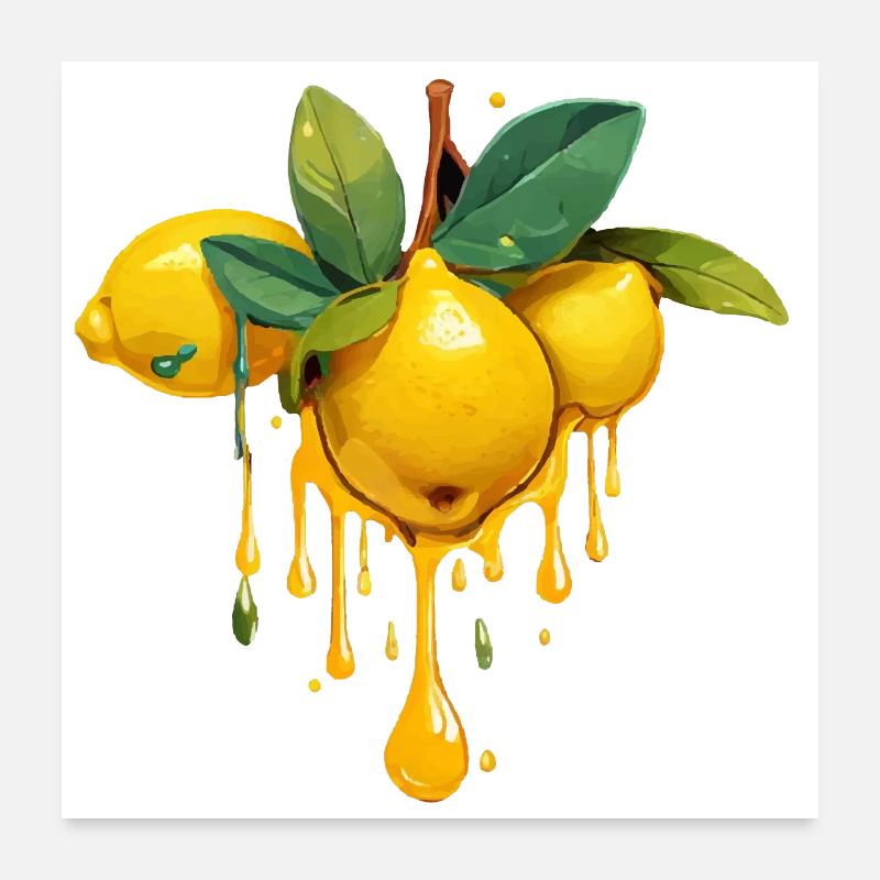 Citron Poster 60 x 60 cm