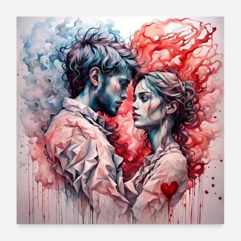 Valentines 10 Poster 60x60 cm