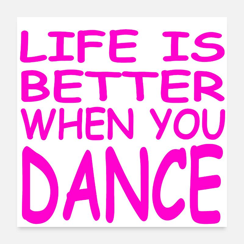 Danser Poster 60 x 60 cm