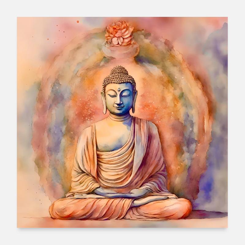 Buddha Poster 60x60 cm