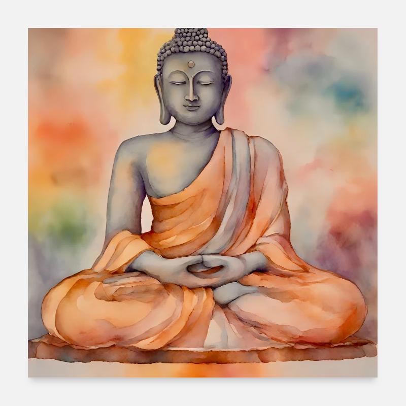 Buddha Poster 60x60 cm