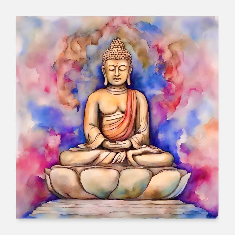 Buddha Poster 60x60 cm
