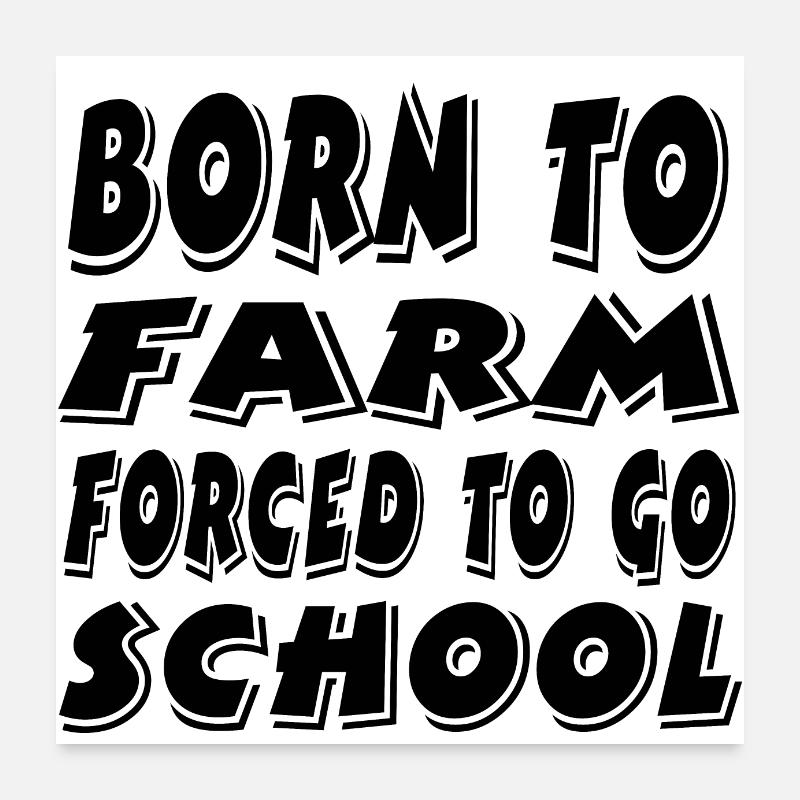 Bauernhof Poster 60x60 cm