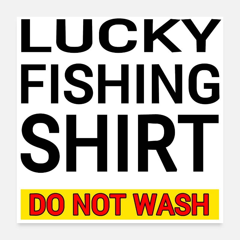 Pêche Poster 60 x 60 cm