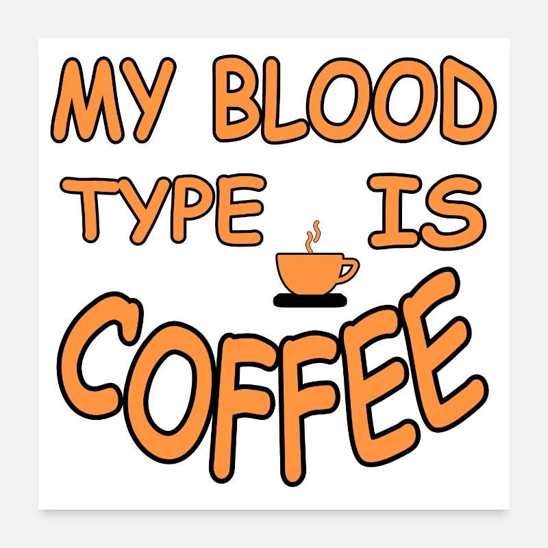 Coffee Poster 24" x 24" (60x60 cm)