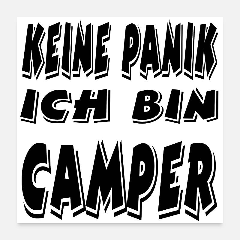 Camper Poster 60x60 cm