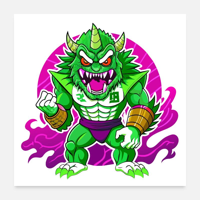 Funky Fiend Poster 60x60 cm