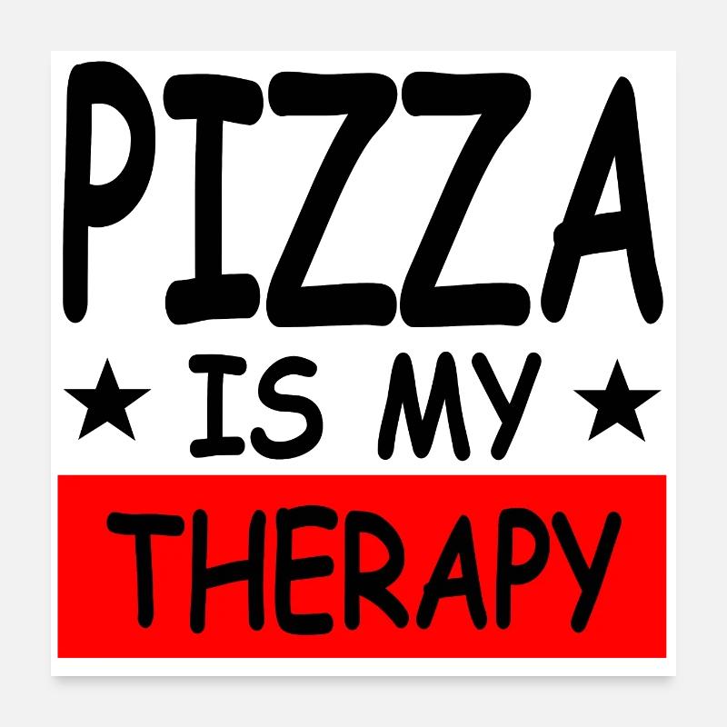 Pizza Poster 24" x 24" (60x60 cm)