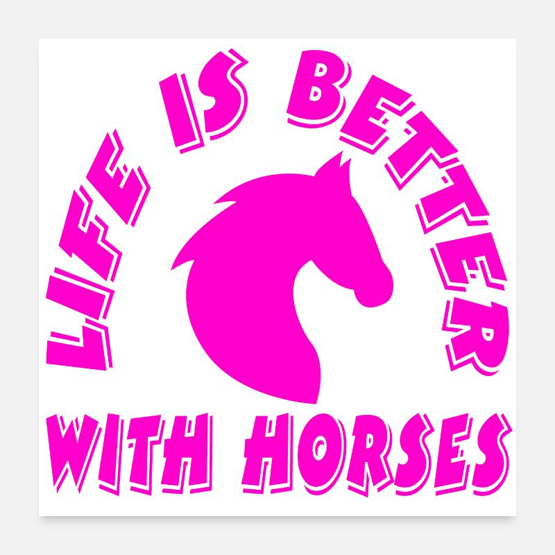 Horses Poster 24" x 24" (60x60 cm)