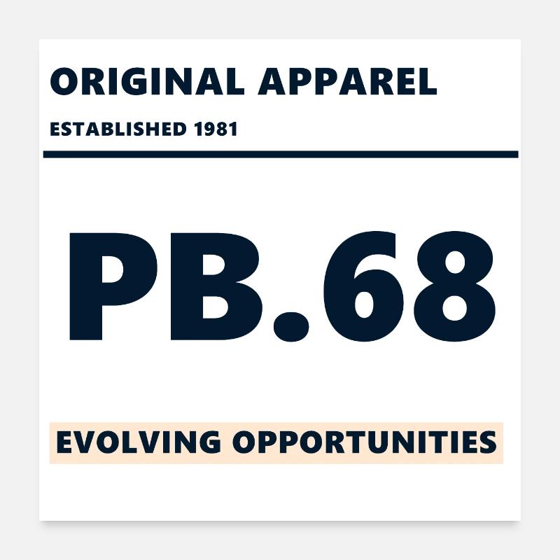 Originall Paintball Bekleidung, Kaliber .68, evolve Poster 60x60 cm