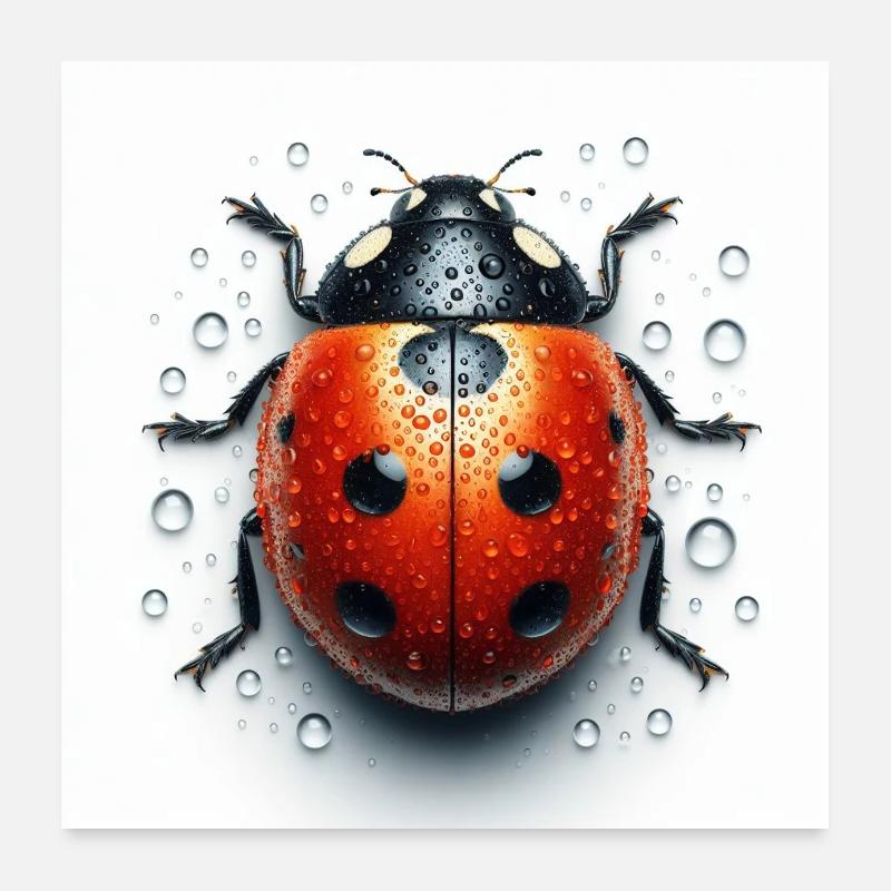 Coccinelle Poster Poster 60 x 60 cm