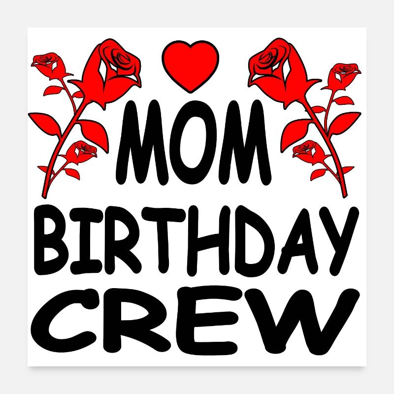 Anniversaire Poster 60 x 60 cm