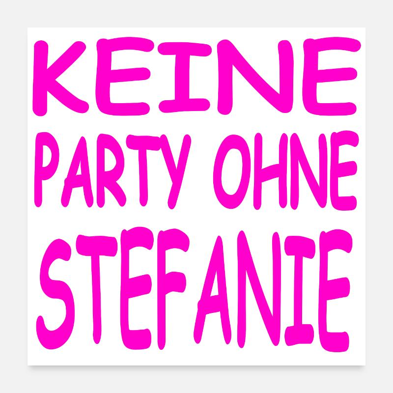 Party Poster 60x60 cm