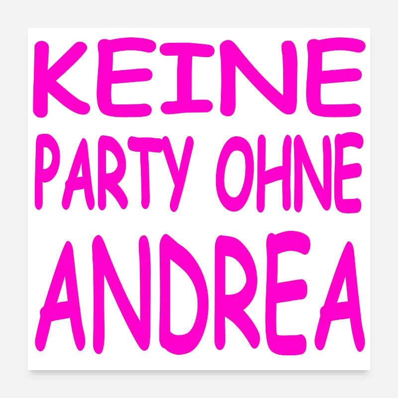Party Poster 60x60 cm