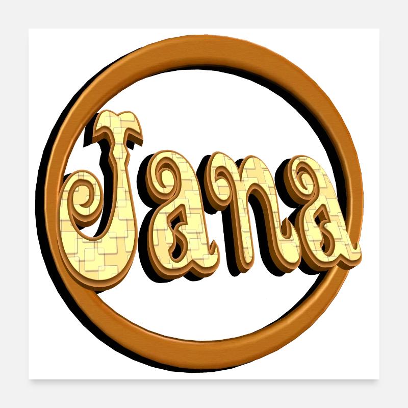 jana2 Poster 60x60 cm