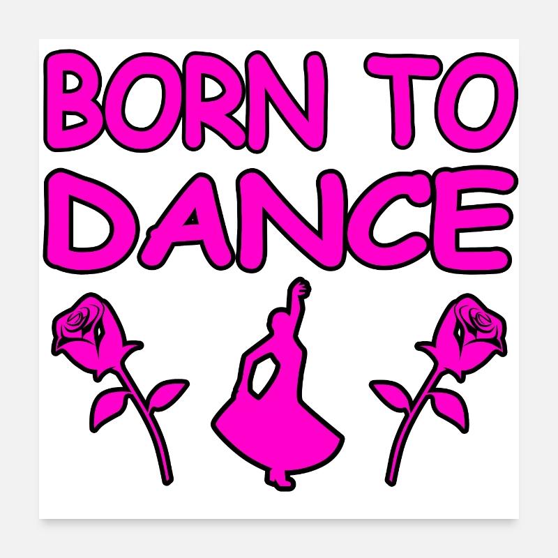 Dance Poster 24" x 24" (60x60 cm)