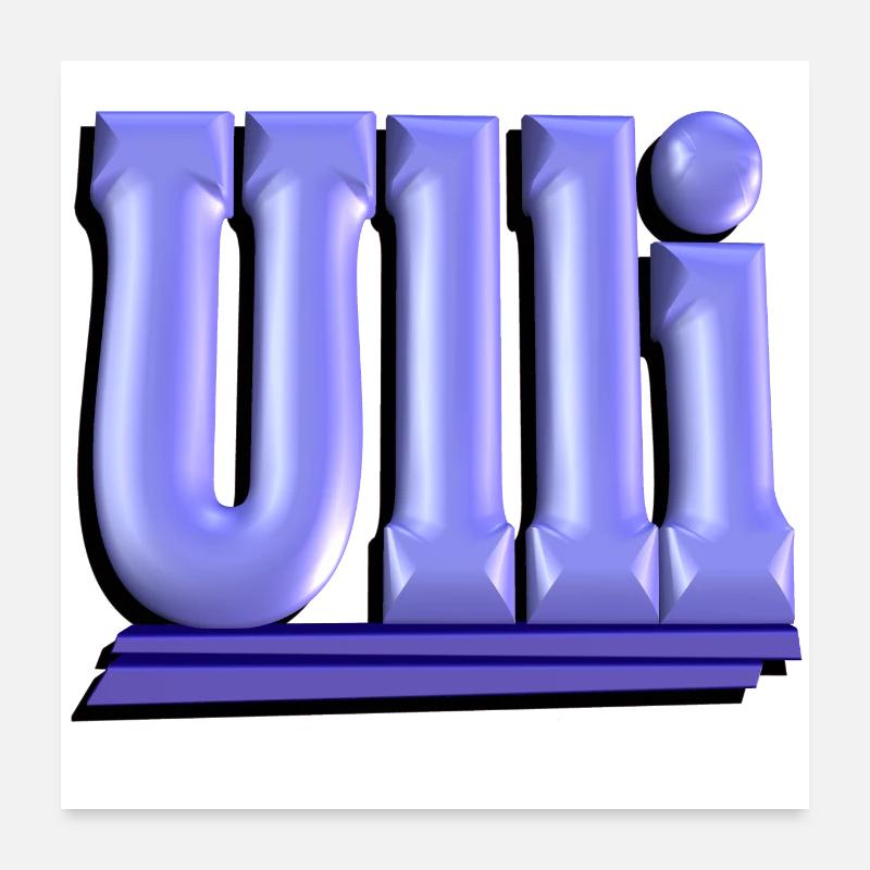 Ulli2b Poster 60x60 cm